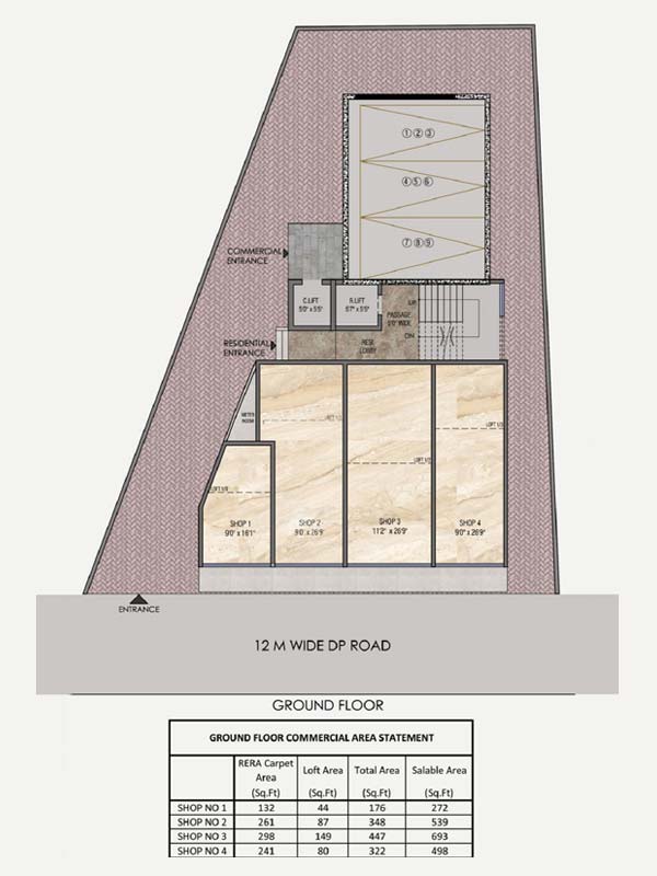 अयोध्या IMPERIAL Ground Floor Plan